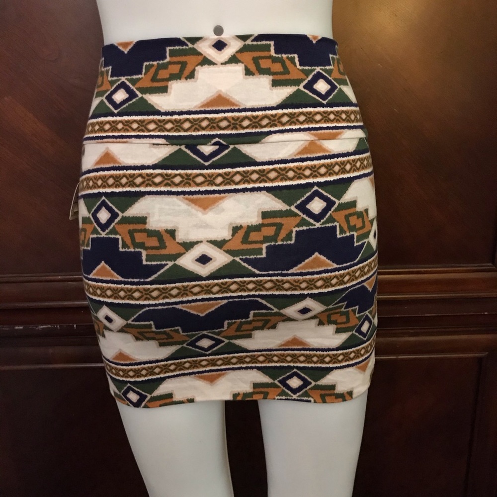 🆕 Mind Code Multi Colors Mini Skirt-Small - Picture 2 of 7